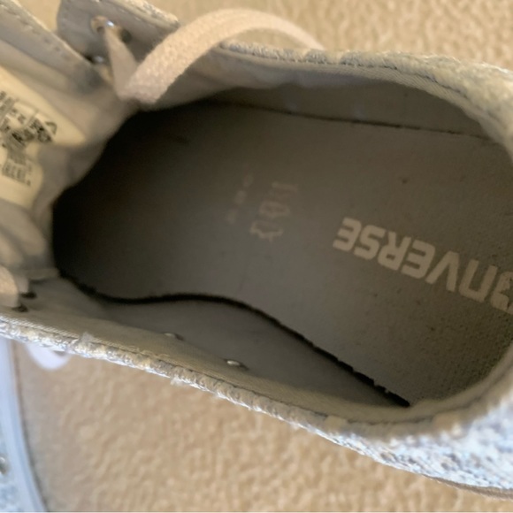 Converse All Star powder blue plaid sneakers - Picture 5 of 10